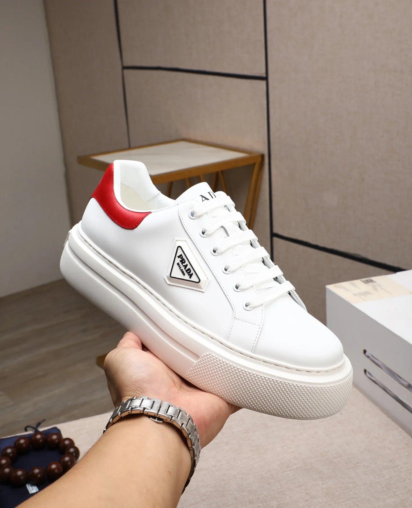 Men's shoes 💰580 [PRADA] Popular items in men's shoe counters, synchronized with the official website, high-quality shipments ✔️Original cowhide + cowhide lining, 1🆚1 replica, original original outsole, 38-45 (customized for 45, non-refundable)